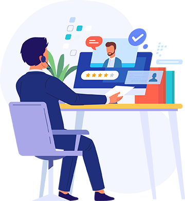 Contact section illustration